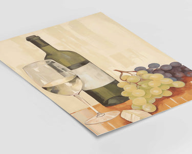 Wine & Grapes Print