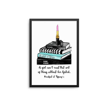 A Girl Can't Read That Sort Of Thing - D'Luxe Prints