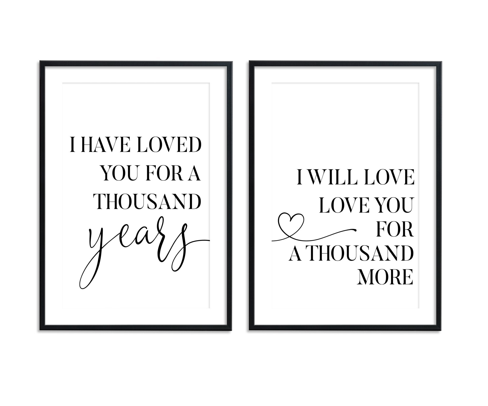 A Thousand Years Set - D'Luxe Prints