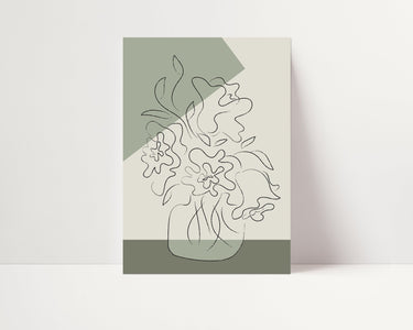 Abstract Bouquet Poster - D'Luxe Prints