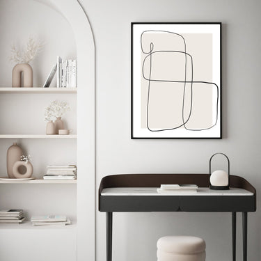 Abstract Free Lines - D'Luxe Prints