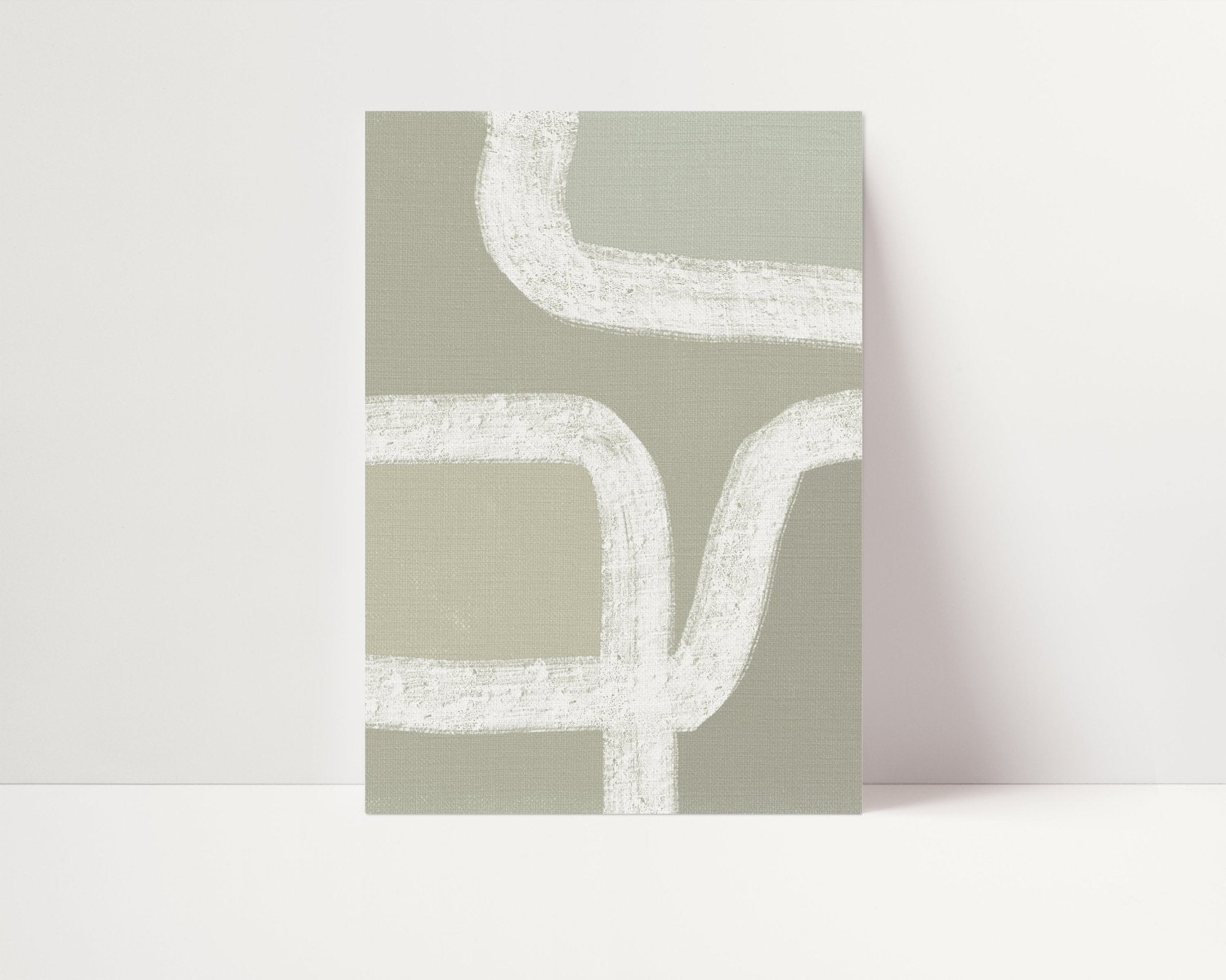 Abstract Greens I - D'Luxe Prints