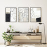 Abstract Mosaic Trio Set - D'Luxe Prints