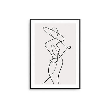 Abstract Woman - Beige - D'Luxe Prints