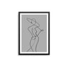 Abstract Woman - Grey - D'Luxe Prints