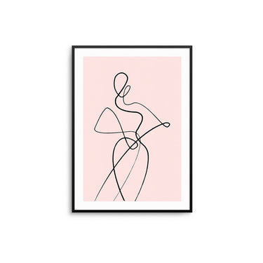 Abstract Woman II - Blush - D'Luxe Prints
