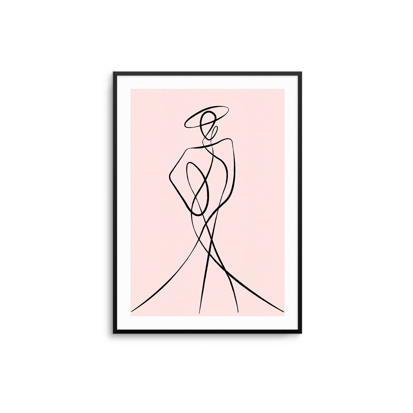Abstract Woman III - Blush - D'Luxe Prints