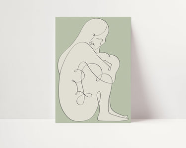 Abstract Woman Lines - D'Luxe Prints