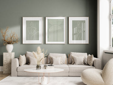 Abstract Women & Geo Rain Trio Set - D'Luxe Prints