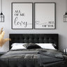 All Of Me Loves All Of You Set - D'Luxe Prints