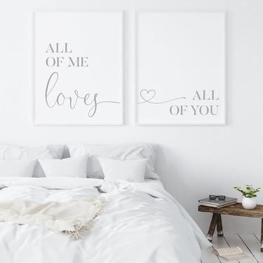 All Of Me Loves All Of You Set - D'Luxe Prints