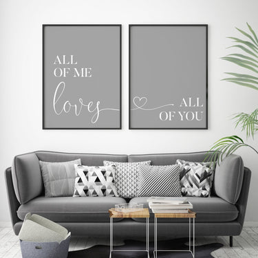 All Of Me Loves All Of You Set II - D'Luxe Prints