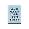 Alphabet - Blue - D'Luxe Prints