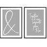 Ampersand & Together Is Our Favourite Place To Be Set - D'Luxe Prints