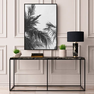 Arecaceae Leaf Monochrome - D'Luxe Prints