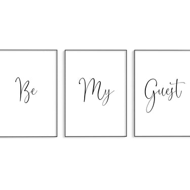 Be My Guest Trio Set - D'Luxe Prints