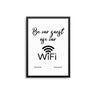 Be Our Guest Personalised Wifi Sharing - D'Luxe Prints