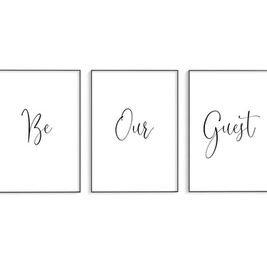 Be Our Guest Trio Set - D'Luxe Prints