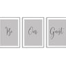 Be Our Guest Trio Set - Grey - D'Luxe Prints