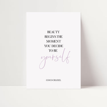 Beauty Begins... III - D'Luxe Prints