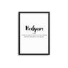 Bedgasm Noun - D'Luxe Prints