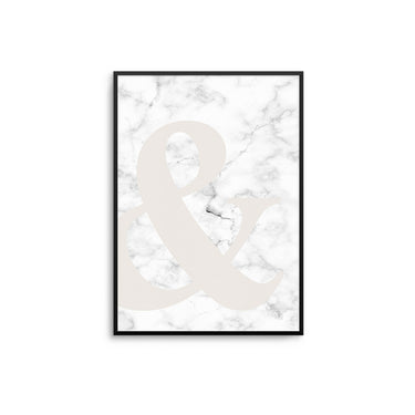 Beige Ampersand - D'Luxe Prints