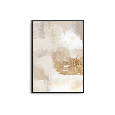 Beige And Gold Abstract II - D'Luxe Prints