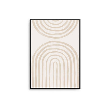 Beige Arch & Abstract Trio Set - D'Luxe Prints