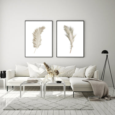 Beige Feather - D'Luxe Prints