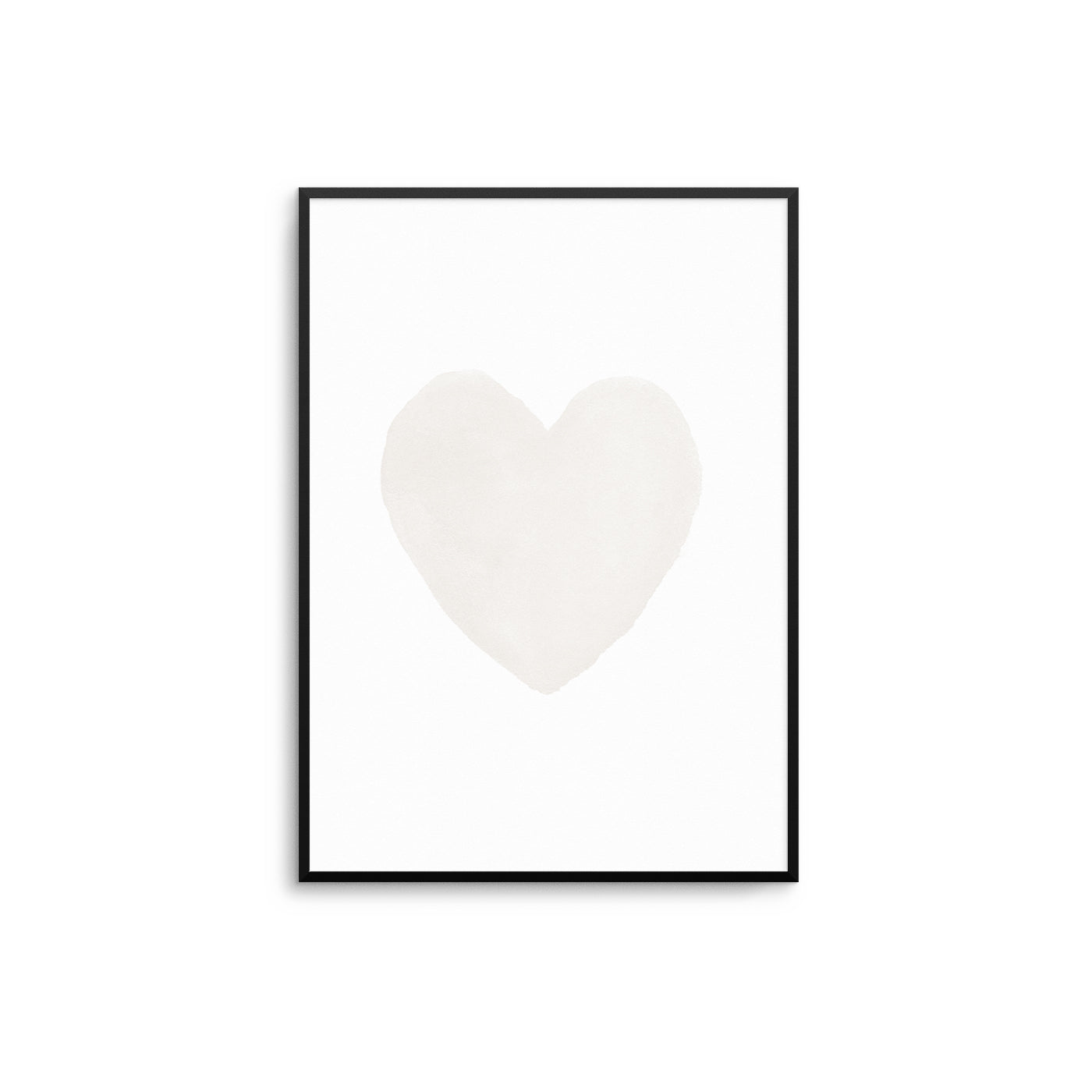 Beige Heart - D'Luxe Prints