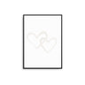 Beige Hearts - D'Luxe Prints