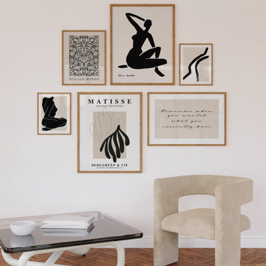 Beige Lane Gallery Set - D'Luxe Prints