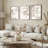 Beige Lava Marble Trio Set - D'Luxe Prints