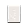 Beige Love - D'Luxe Prints