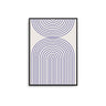 Beige Navy Geo Rainbow - D'Luxe Prints