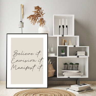 Believe It... Poster - D'Luxe Prints