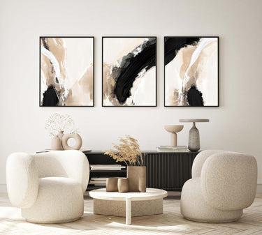 Bella Abstract Trio Set - D'Luxe Prints