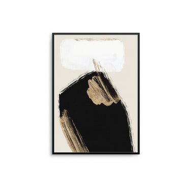 Black And Gold Strokes II - D'Luxe Prints