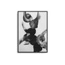 Black and White Abstract Paint III - D'Luxe Prints
