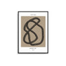 Black Coco Abstract Line II - D'Luxe Prints