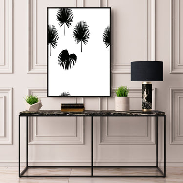 Black Fan Palms - D'Luxe Prints