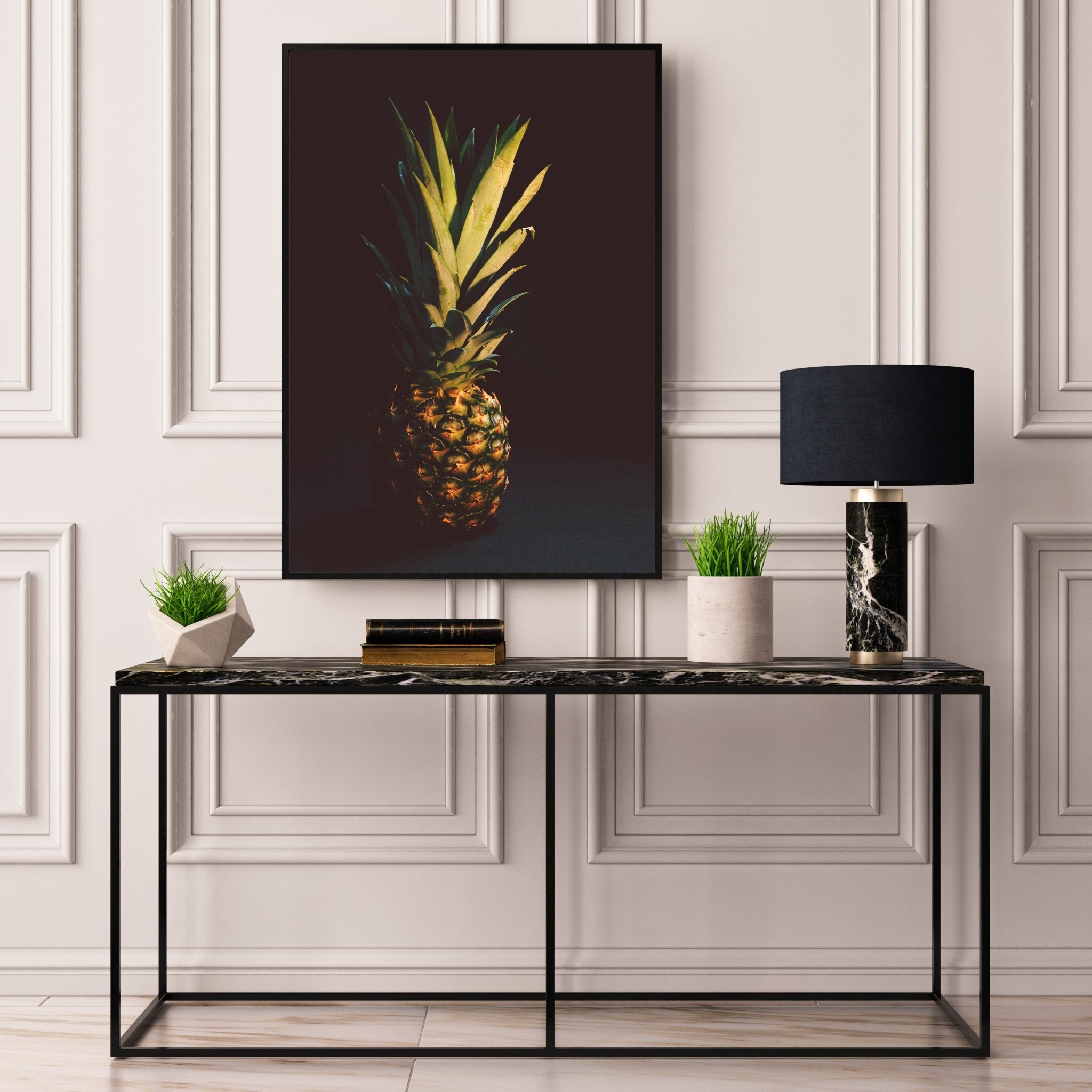 Black Out Pineapple - D'Luxe Prints