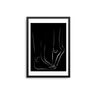 Black Tip Toes Outline - D'Luxe Prints