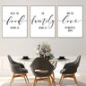 Bless The Food Before Us Trio Set - D'Luxe Prints