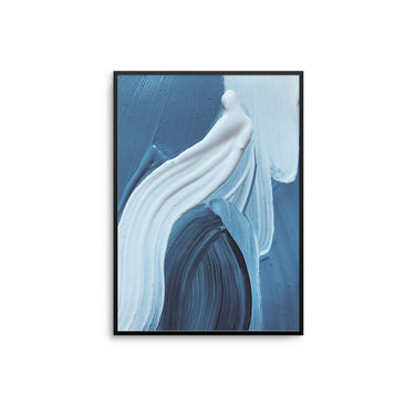 Blue Abstract Swirl II - D'Luxe Prints