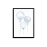 Blue Balloon Trio - D'Luxe Prints