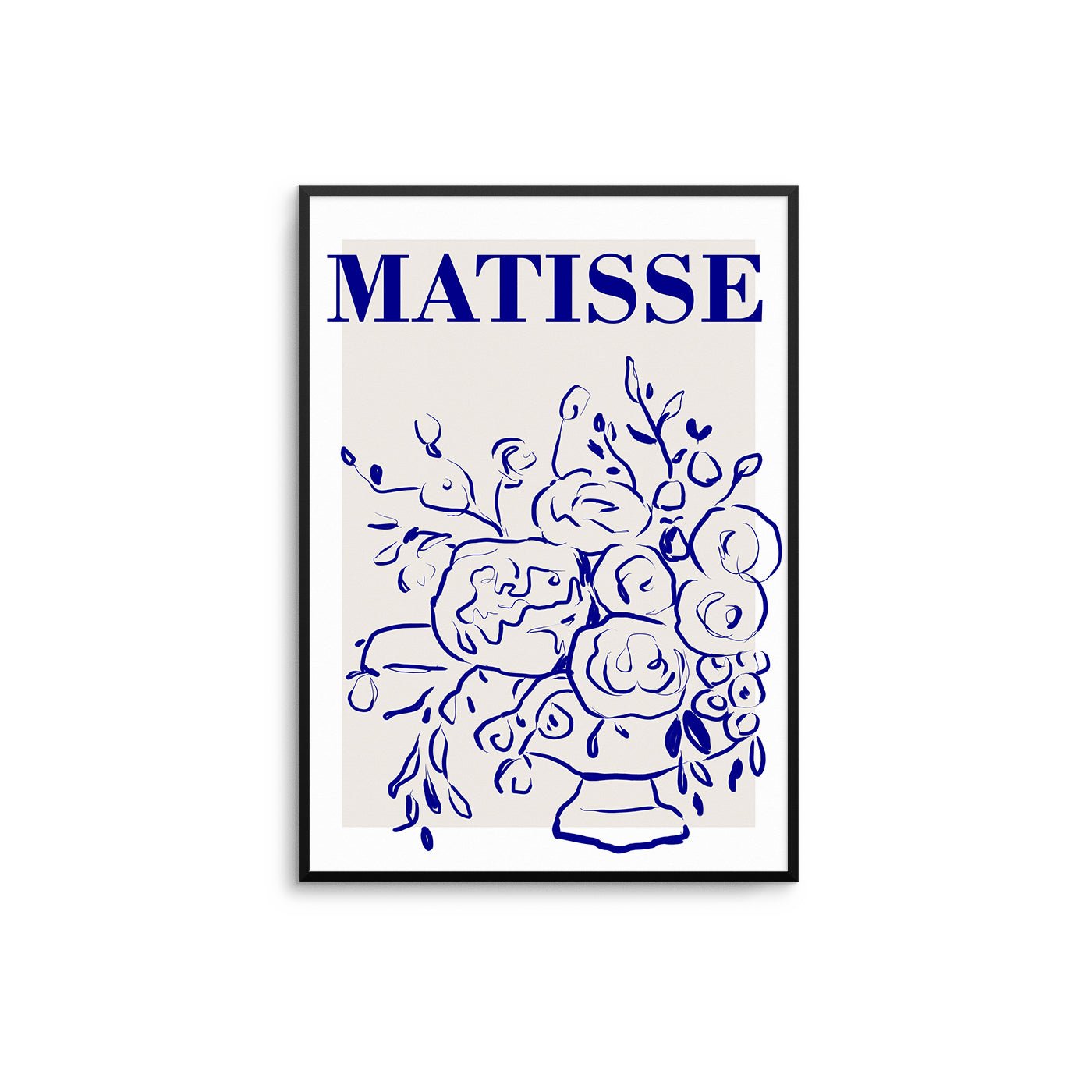 Blue Matisse Botanical - D'Luxe Prints