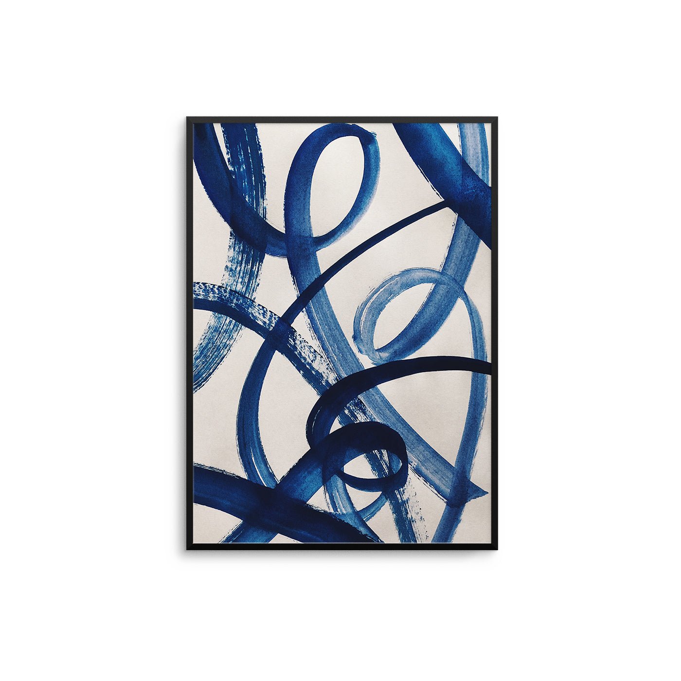 Blue Rings Abstract - D'Luxe Prints