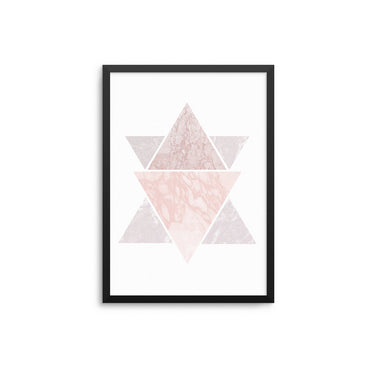 Blush Geometric Shapes - D'Luxe Prints