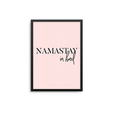 Blush Namastay In Bed - D'Luxe Prints
